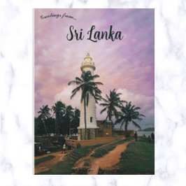 vuurtoren van Galle in Sri Lanka Briefkaart