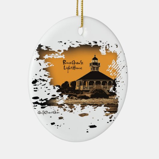 vuurtoren van GCG Boca Keramisch Ornament (Rechts)