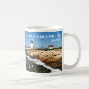 Vuurtoren van geiteneiland, Maine-Mok Koffiemok
