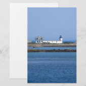 Vuurtoren van Goat Island Briefpapier (Voorkant / Achterkant)