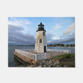 Vuurtoren van Goat Island, van Rhode Island Deurma Deurmat (Voorkant)