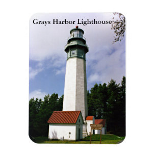 Vuurtoren van Grays Harbor, Washington Magnet Magneet