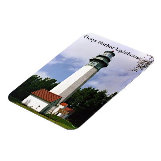 Vuurtoren van Grays Harbor, Washington Magnet Magneet (Linkerzijde)