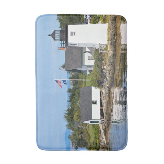 vuurtoren van Grindle Point, Maine Bath Mat (Voorkant Verticaal)