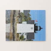 vuurtoren van Grindle Point, Maine Jigzaag Puzzle Legpuzzel (Horizontaal)