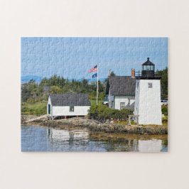 vuurtoren van Grindle Point, Maine Jigzaag Puzzle Legpuzzel