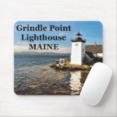 vuurtoren van Grindle Point, Maine Mousepad Muismat (Met muis)