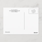 vuurtoren van Grosse Ile Briefkaart (Achterkant)