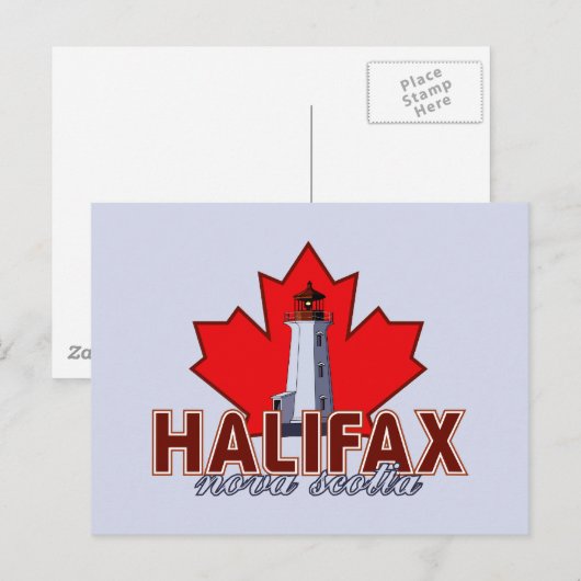 vuurtoren van Halifax Briefkaart (Voorkant / Achterkant)