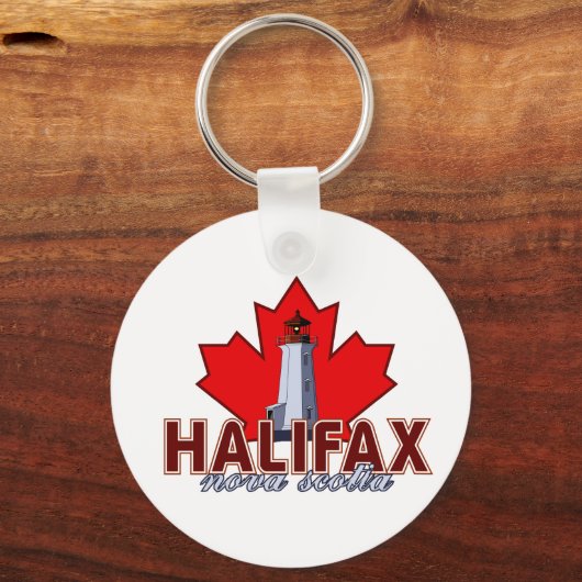 vuurtoren van Halifax Sleutelhanger (Voorkant)