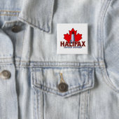 vuurtoren van Halifax Vierkante Button 5,1 Cm (In situ)