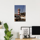 Vuurtoren van Harbour Town Poster (Thuiskantoor)
