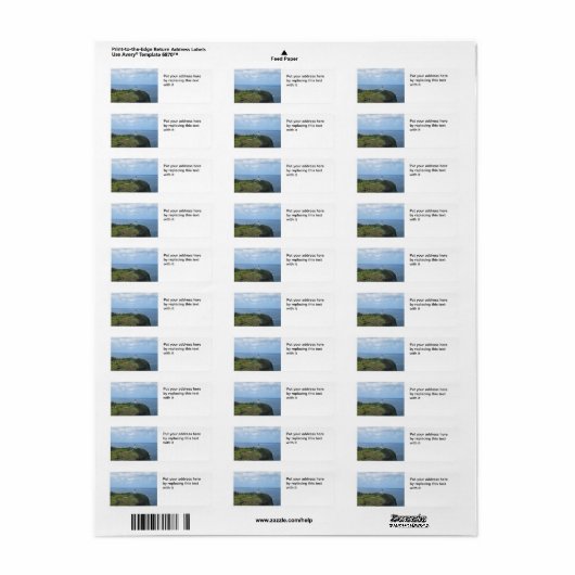 Vuurtoren van Hawaï Etiket (Full Sheet)