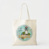 vuurtoren van Hawaii Tote Bag (Voorkant)