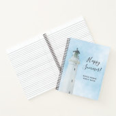 vuurtoren van het beach House Cabin-gastenboek Notitieboek (Binnen)