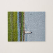 vuurtoren van het cockpureiland savannah georgia legpuzzel (Horizontaal)