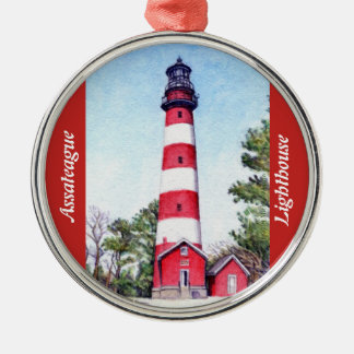 Vuurtoren van het eiland Assateague Metalen Ornament