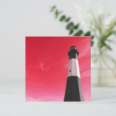 vuurtoren van het eiland tybee kaart (Staand voorkant)