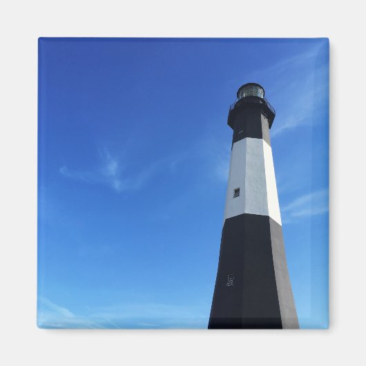 vuurtoren van het eiland tybee magneet (Voorkant)