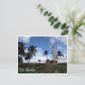 vuurtoren van het gaffel briefkaart (Staand voorkant)