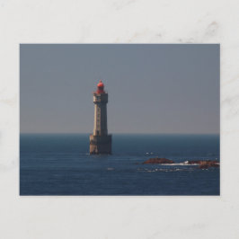 Vuurtoren van het Jument Finistère Frankrijk Briefkaart