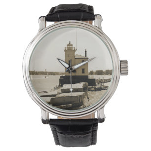 vuurtoren van het meer van Erie Horloge