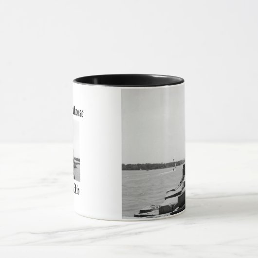 vuurtoren van het meer van Erie Mok (Midden)