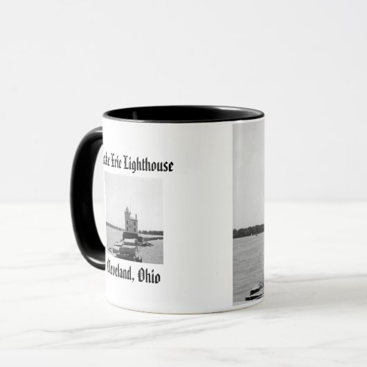 vuurtoren van het meer van Erie Mok (Voorkant links)