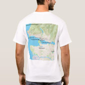 Vuurtoren van het metrogebied T-Shirt Vancouver (Achterkant)