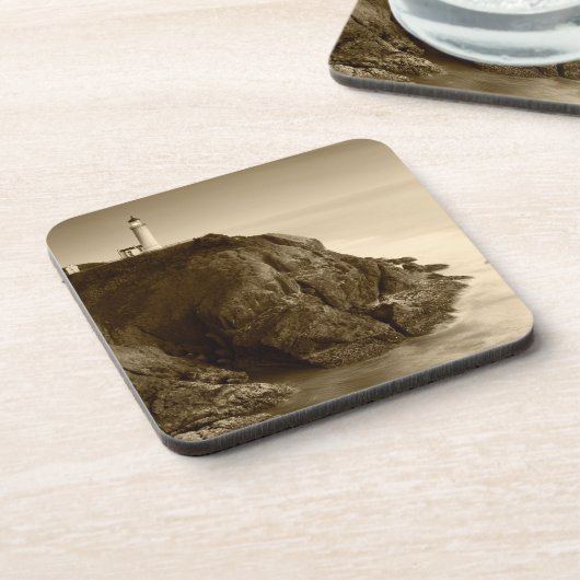 vuurtoren van het noorden | Fort Canby State Park, Onderzetter (Linkerzijde)