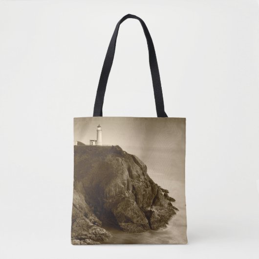 vuurtoren van het noorden | Fort Canby State Park, Tote Bag (Voorkant)