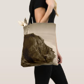 vuurtoren van het noorden | Fort Canby State Park, Tote Bag (Dichtbij)