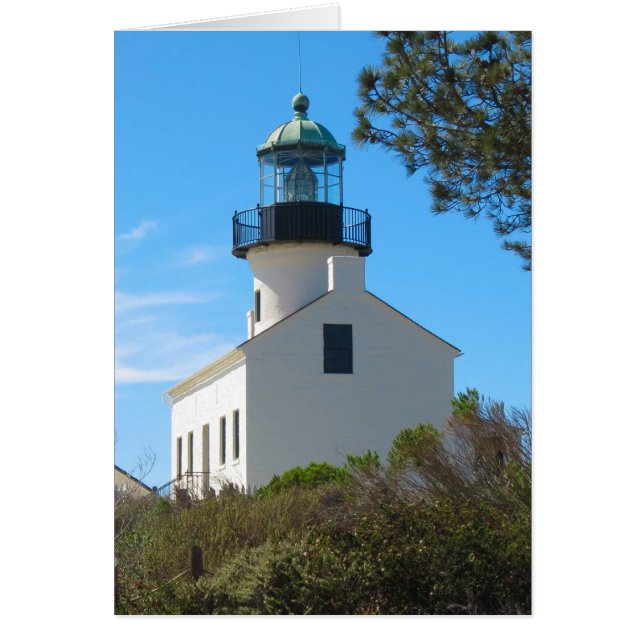 vuurtoren van het oude punt Loma (Voorkant)