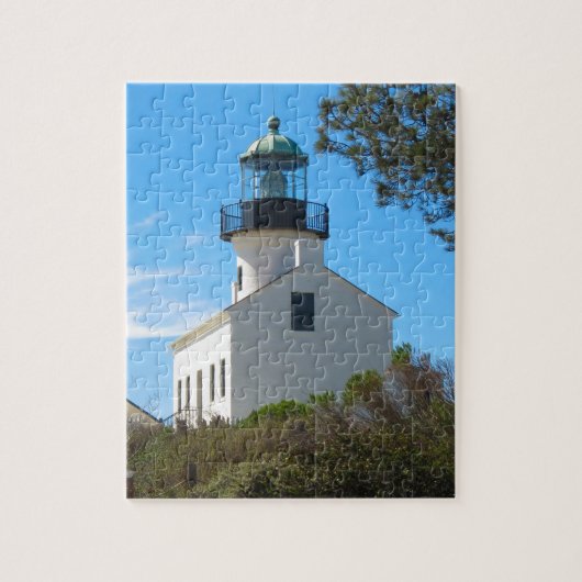 vuurtoren van het oude punt Loma Legpuzzel (Verticaal)