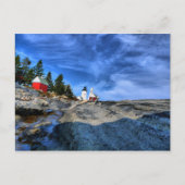 vuurtoren van het punt Pemaquid Briefkaart (Voorkant)