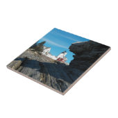 vuurtoren van het punt Pemaquid Tegeltje (Zijkant)