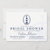 Vuurtoren van het strand | Nautisch Thema Vrijgeze Kaart (Voorkant)