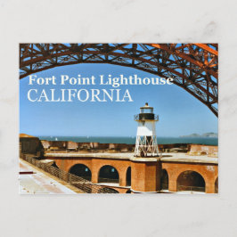 vuurtoren van het type Fort Point, Californië-Brie Briefkaart