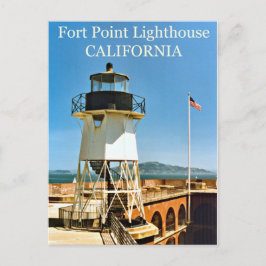 vuurtoren van het type Fort Point, Californië-Brie Briefkaart