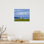 Vuurtoren van het vee op San Juan Island, WA Poster (Keuken)