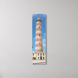 vuurtoren van het verticale canvas Praia da barra