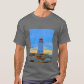 Vuurtoren van het vuurtoren van het shirt van Pegg (Voorkant)