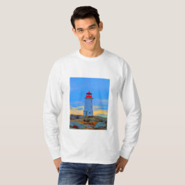 Vuurtoren van het vuurtoren van het shirt van Pegg