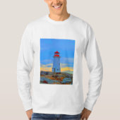 Vuurtoren van het vuurtoren van het shirt van Pegg (Voorkant)
