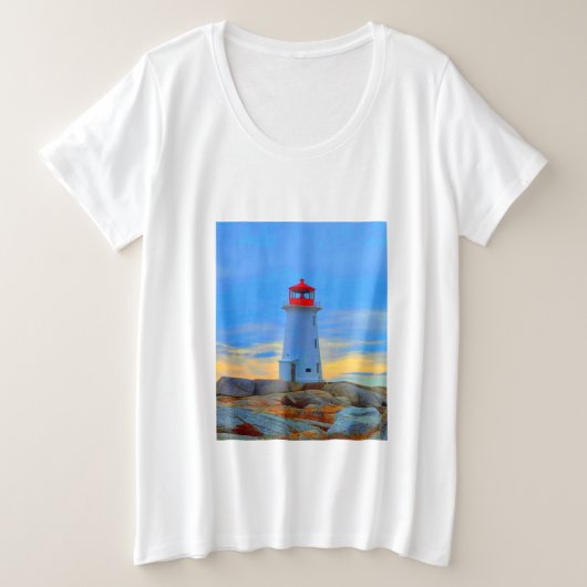 Vuurtoren van het vuurtoren van het shirt van Pegg (Design voorkant)