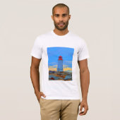 Vuurtoren van het vuurtoren van het shirt van Pegg (Voorkant volledig)