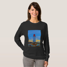 Vuurtoren van het vuurtoren van het shirt van Pegg