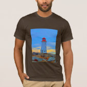 Vuurtoren van het vuurtoren van het shirt van Pegg (Voorkant)