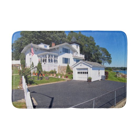 Vuurtoren van het ziekenhuis, Massachusetts Badmat (Voorkant)