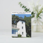 Vuurtoren van het ziekenhuis, Massachusetts Briefkaart (Staand voorkant)